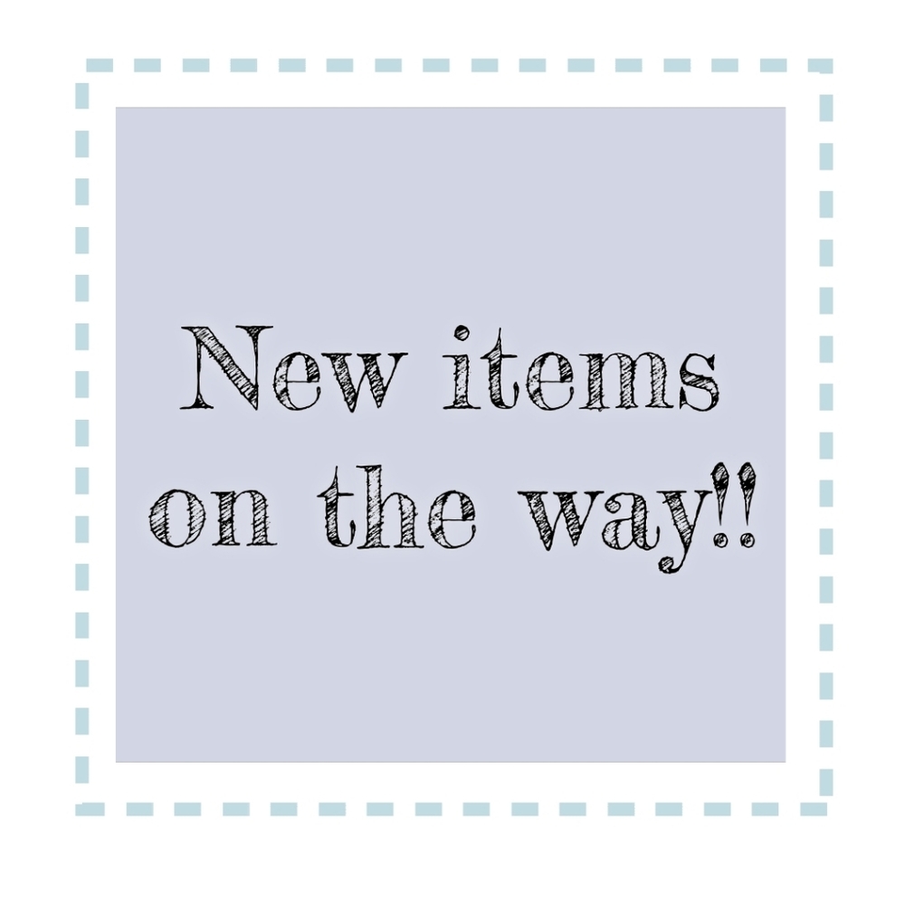 New items being added to the closet this month!